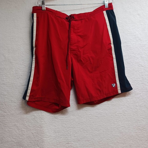 CREMIEUX Surf Gear Mens Swim Shorts Size‎ XL Red - Picture 4 of 9